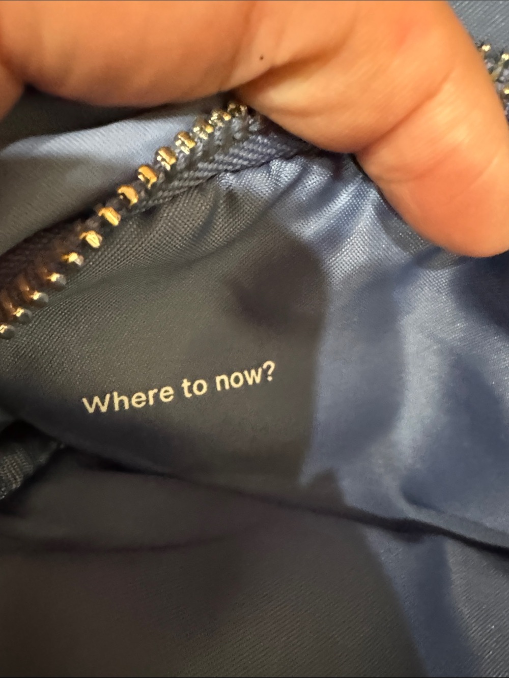 lululemon athletica Blue Adjustable Crossbody Shoulder Bag - Picture 8 of 9